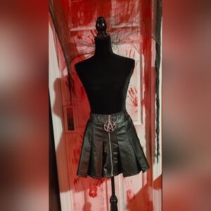 Leather Pentagram Skirt